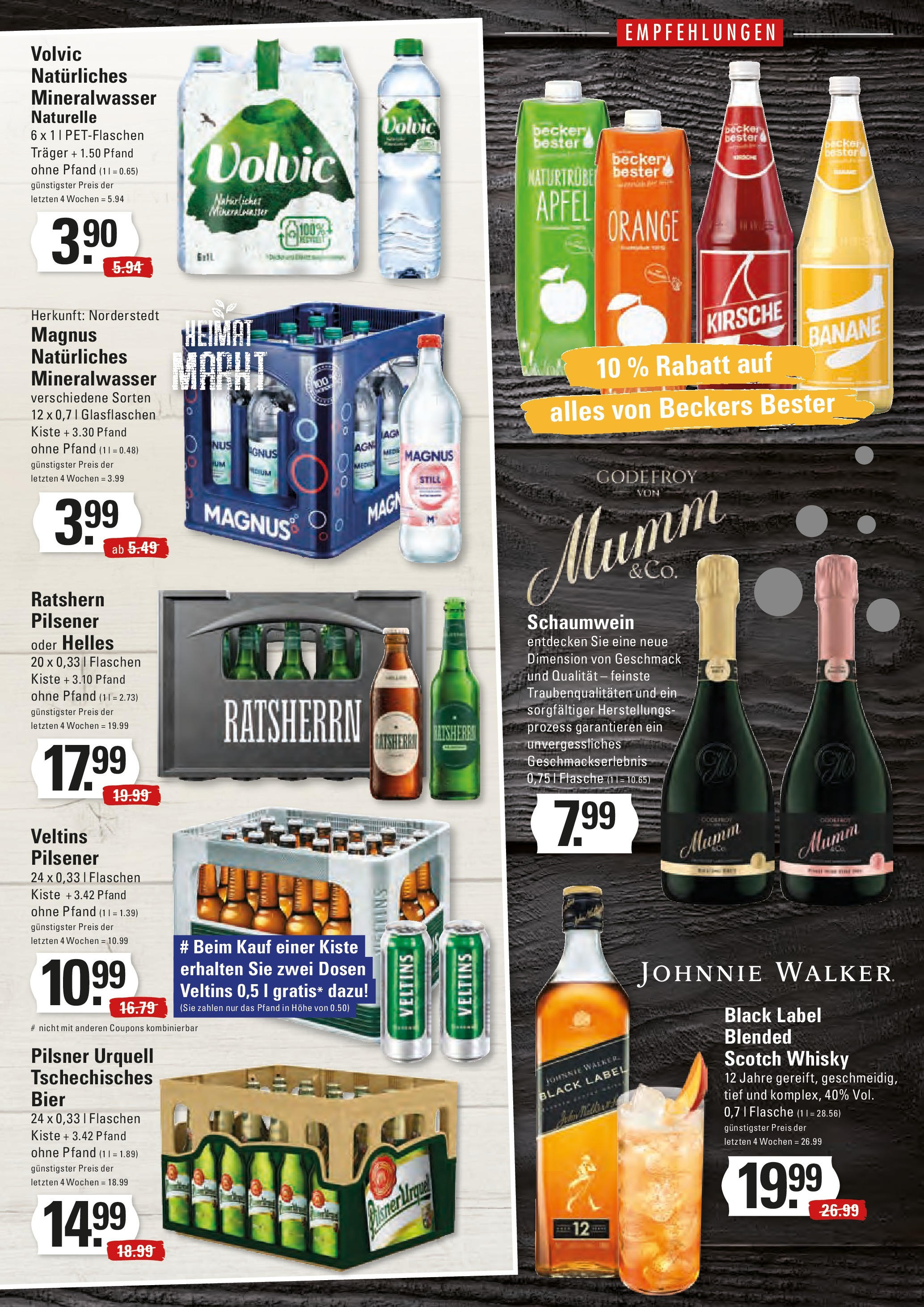 Edeka - Stade, Drosselstieg 7 (ab 01.12.2024) » Angebote Online | Seite: 15 | Produkte: Whisky, Bier, Pilsner urquell, Johnnie walker