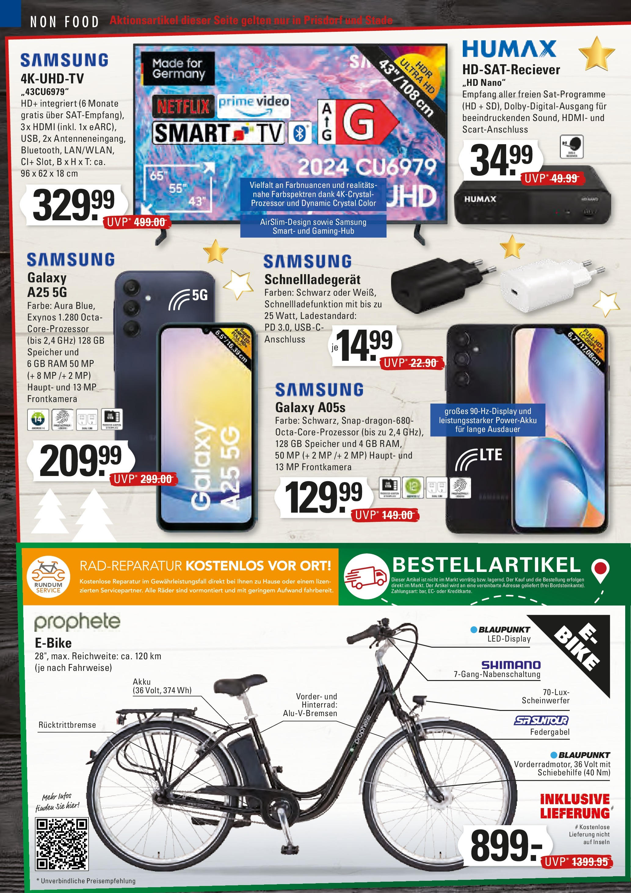 Edeka - Stade, Drosselstieg 7 (ab 01.12.2024) » Angebote Online | Seite: 22 | Produkte: Samsung, Smart TV, TV, Video