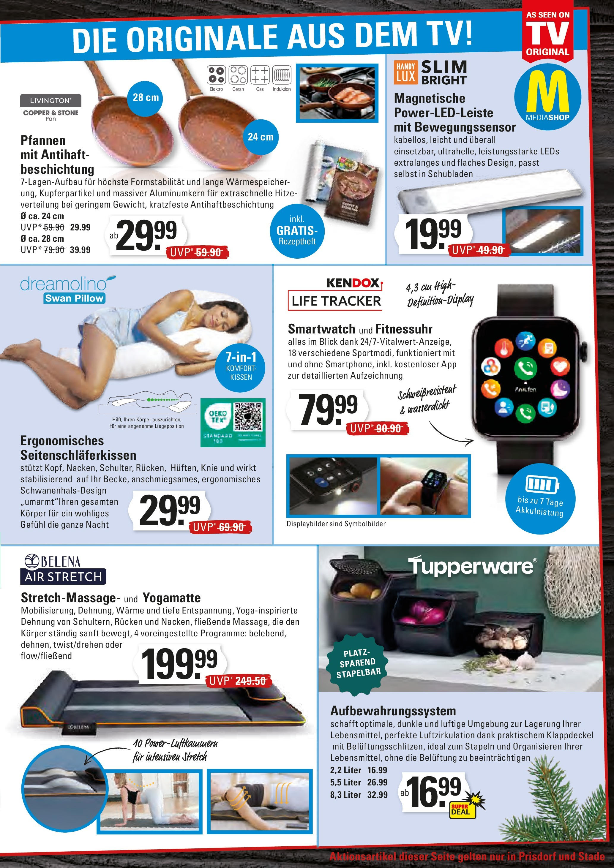 Edeka - Stade, Drosselstieg 7 (ab 01.12.2024) » Angebote Online | Seite: 23 | Produkte: Smartwatch, Kissen, TV