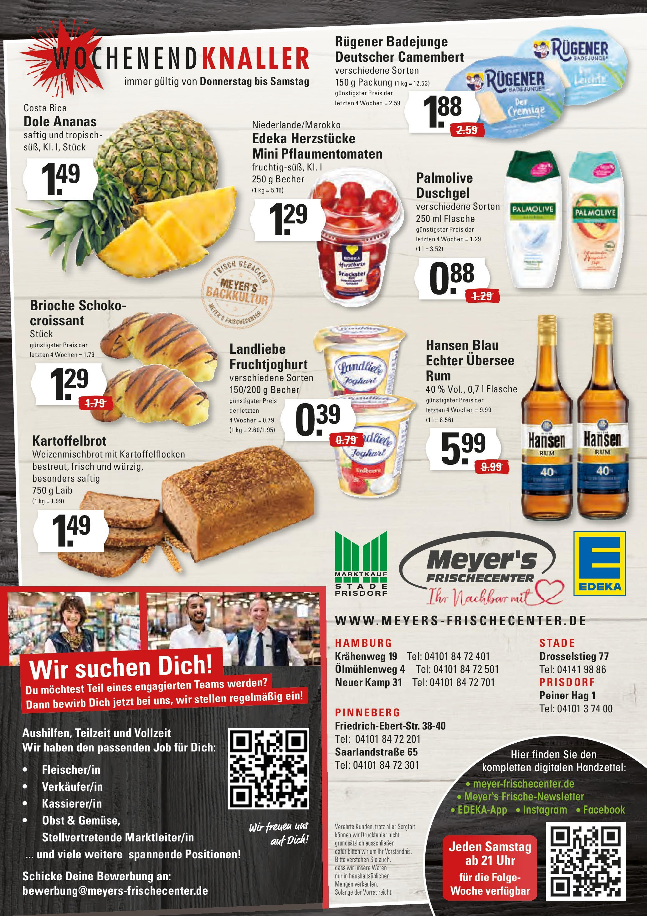 Edeka - Stade, Drosselstieg 7 (ab 01.12.2024) » Angebote Online | Seite: 24 | Produkte: Joghurt, Fruchtjoghurt, Obst, Uhr