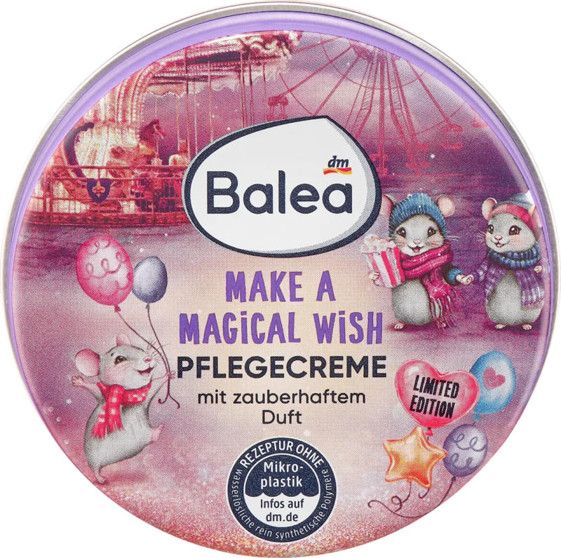 Balea Pflegecreme Make a magical wish