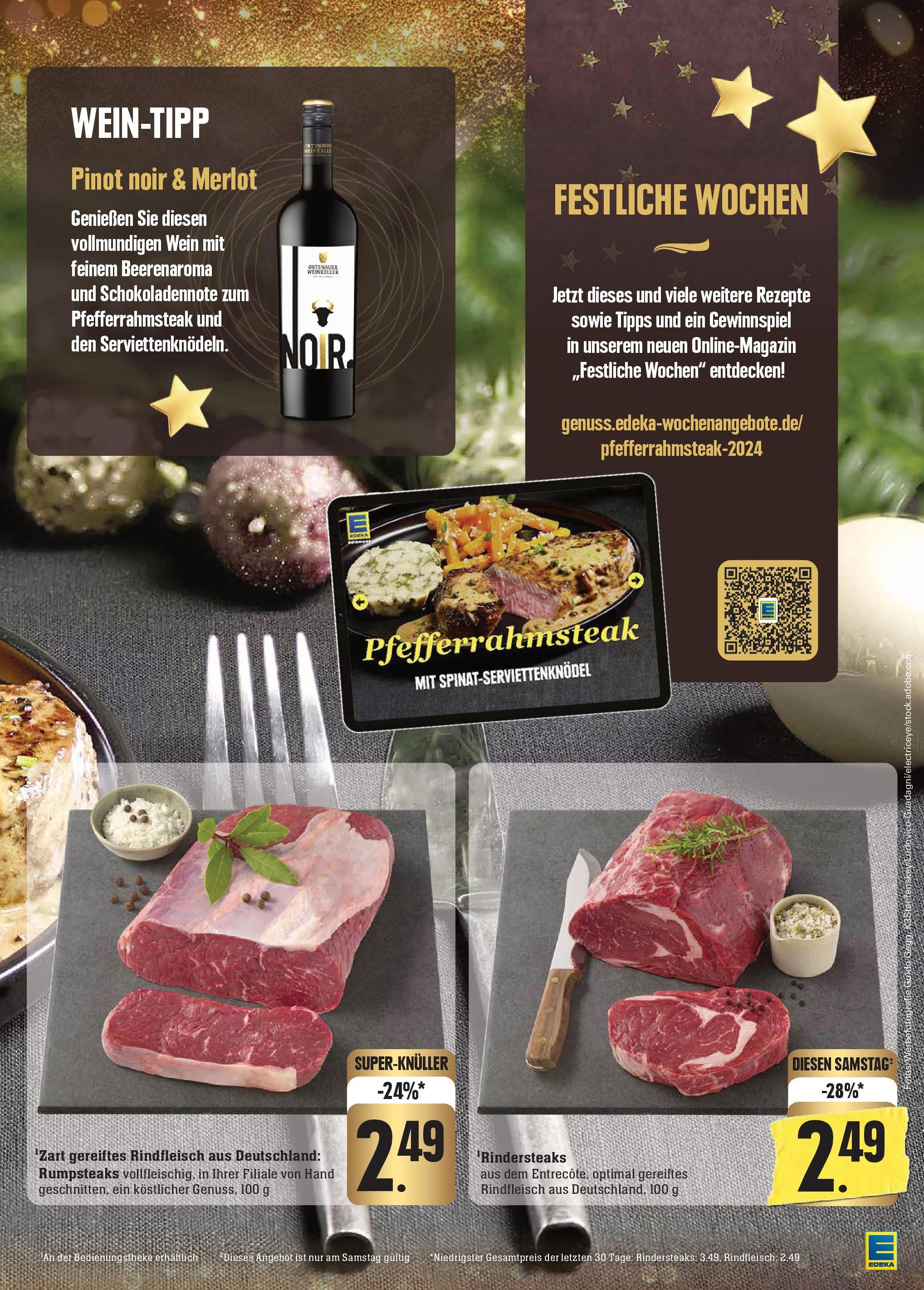 Edeka - Göppingen-Ursenwang, Schlater Straße 1 (ab 01.12.2024) » Angebote Online | Seite: 11 | Produkte: Merlot, Wein, Rindfleisch