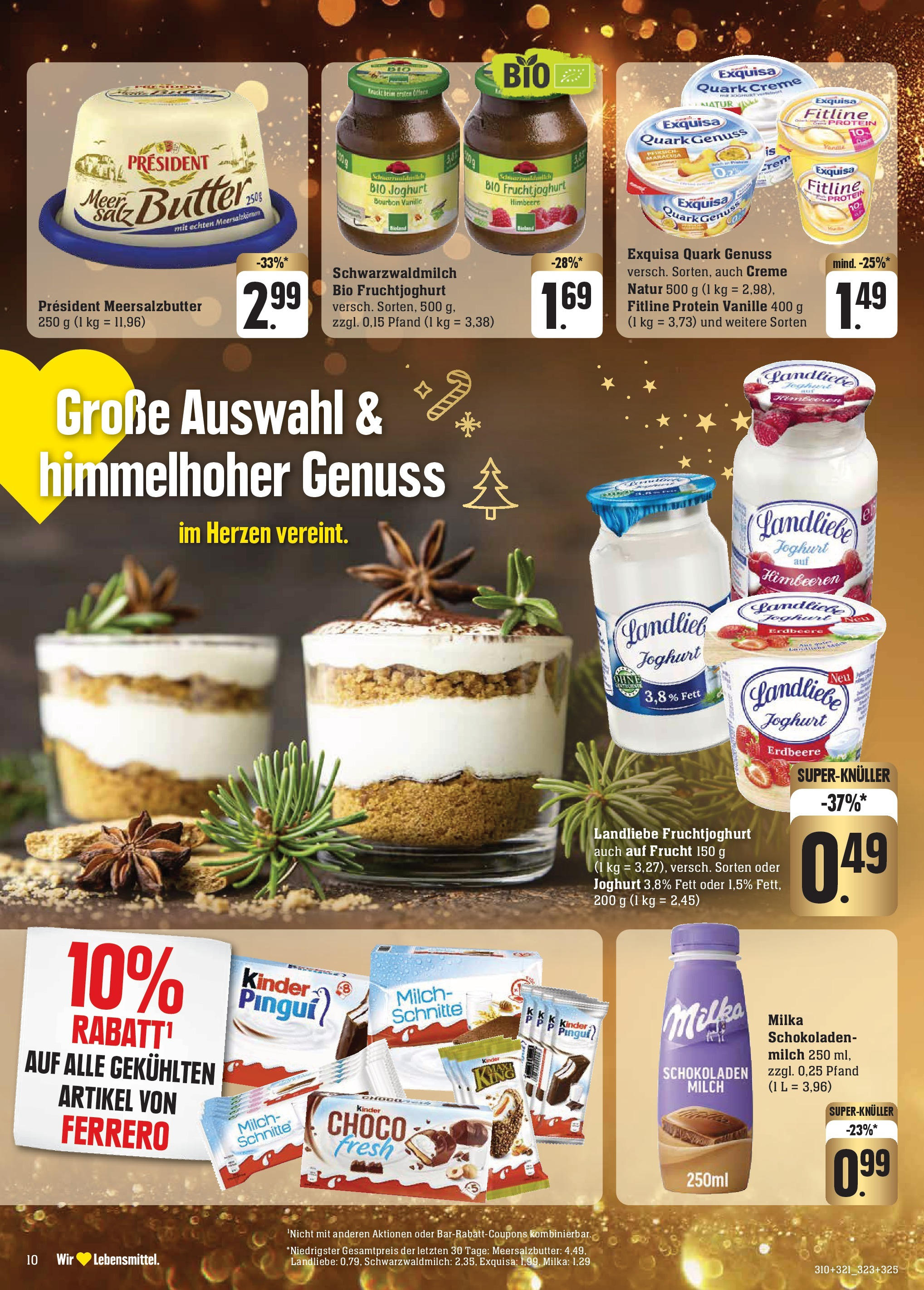 Edeka - Göppingen-Ursenwang, Schlater Straße 1 (ab 01.12.2024) » Angebote Online | Seite: 16 | Produkte: Quark, Joghurt, Himbeere, Bourbon