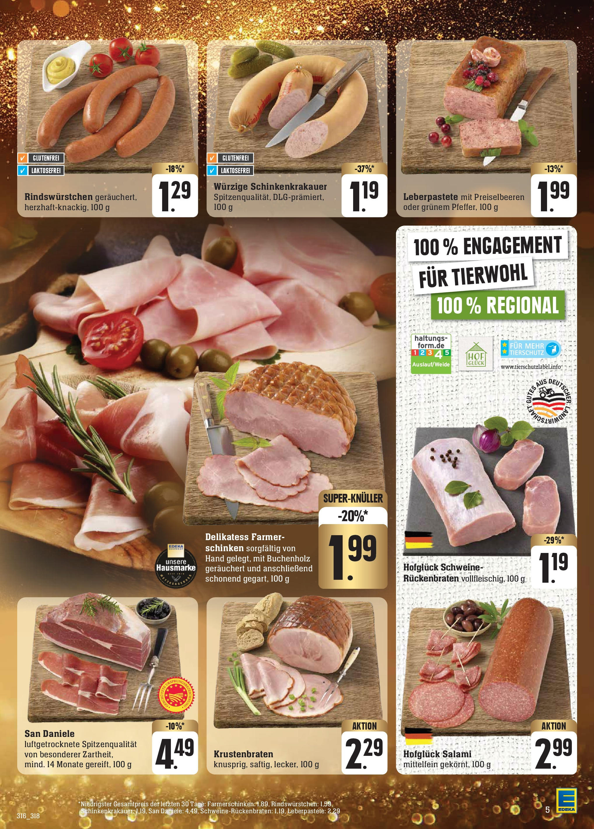 Edeka - Göppingen-Ursenwang, Schlater Straße 1 (ab 01.12.2024) » Angebote Online | Seite: 9 | Produkte: Krustenbraten, Salami, Schinken