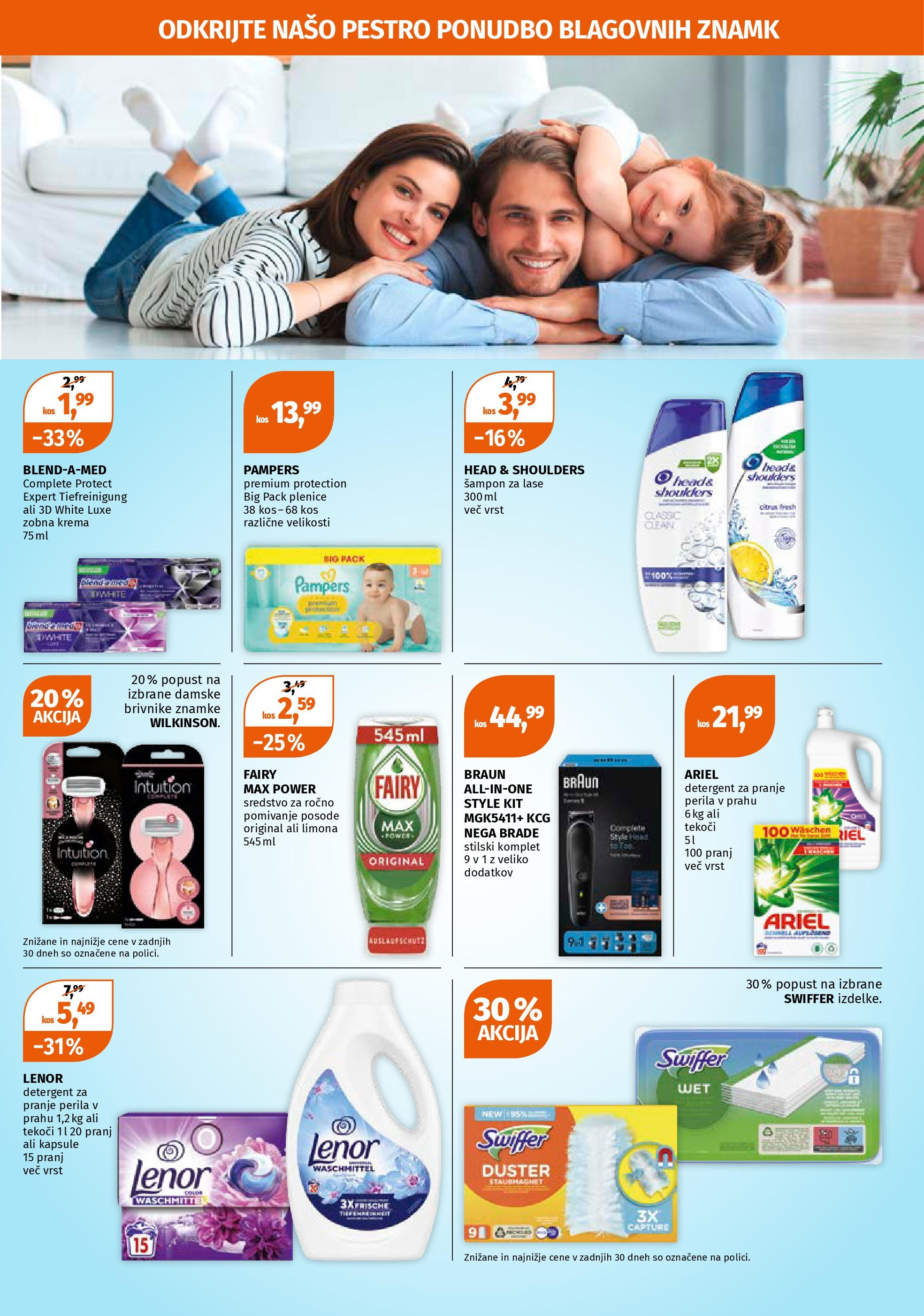 Müller katalog veljaven od 01.12.2024 | Stran: 5 | Izdelki: Plenice, Sampon, Detergent, Limona