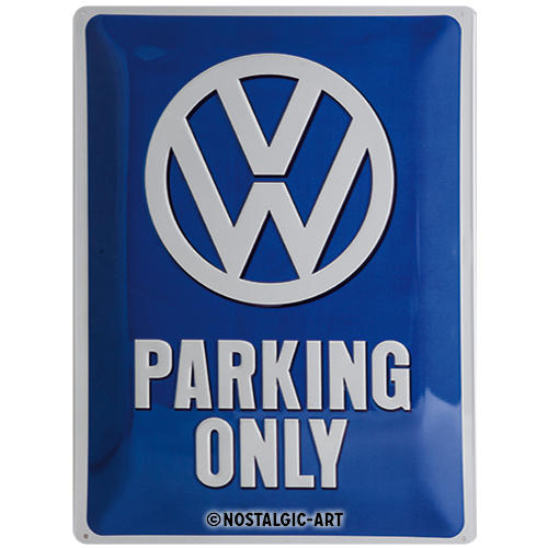 Nostalgic Art Retro Blechschild 30X40 Cm, Motiv "Vw Parking Only", 1