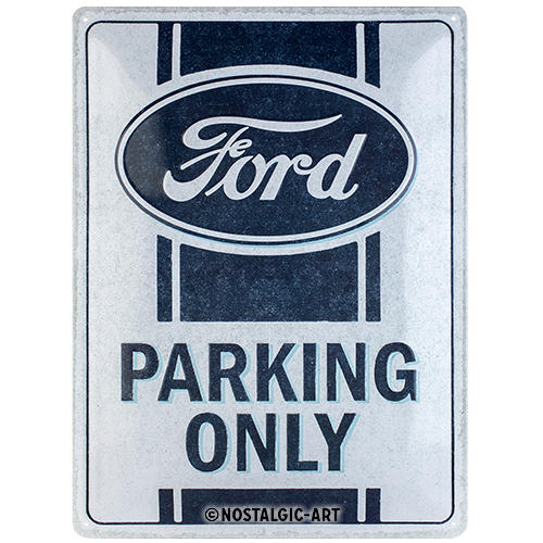 Nostalgic Art Retro Blechschild 30X40Cm, Motiv "Ford - Parking Only",