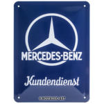 ATU Aurich Nostalgic Art Retro Blechschild 15X20Cm, Motiv "Mercedes-Benz - Kunde