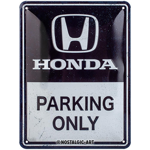 Nostalgic Art Retro Blechschild 15X20Cm, Motiv "Honda Mc - Parking On