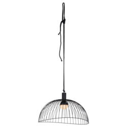 Just Light Pendelleuchte PN19922-18 schwarz Kunststoff H/D: ca. 26x46 cm 1.0 Brennstellen