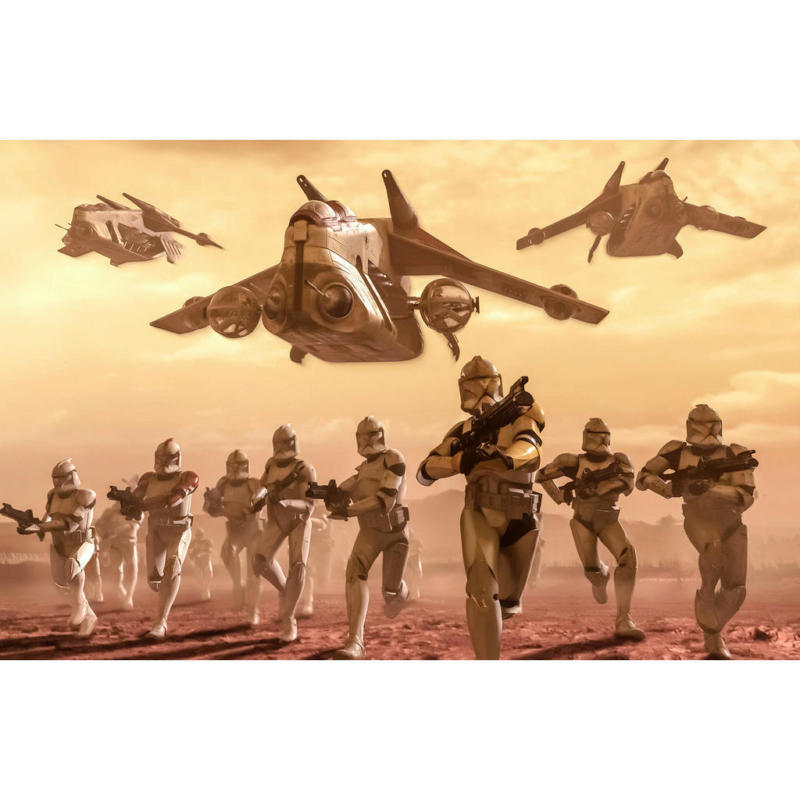 Komar Fototapete Star Wars Clone Trooper Star Wars - Classic sandbeige B/H: ca. 400x260 cm