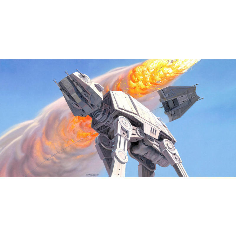 Komar Fototapete Star Wars RMQ Hoth Battle AT-AT multicolor B/H: ca. 500x250 cm