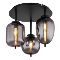 GLOBO Deckenleuchte BLACKY 15345-3D