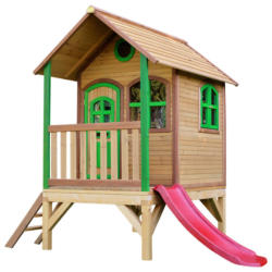 AXI Spielhaus Tom braun B/H/L: ca. 287x231x191 cm