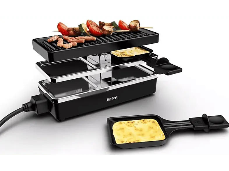 Tefal Raclette Grill Plug & Share (RE2308) (in Schwarz, für , 0 Watt)