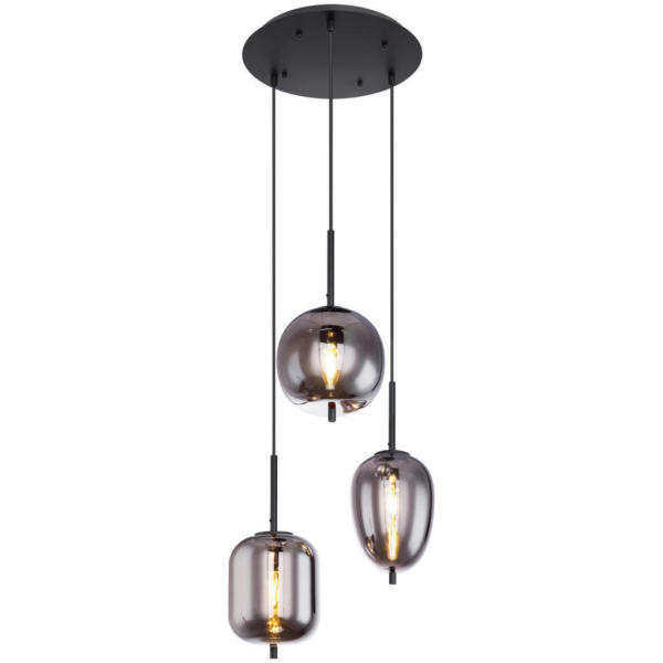 GLOBO Pendelleuchte BLACKY 15345-3
