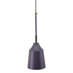 Kayoom Pendelleuchte violett Eisen B/H/L: ca. 15x45x15 cm E27 1 Brennstellen