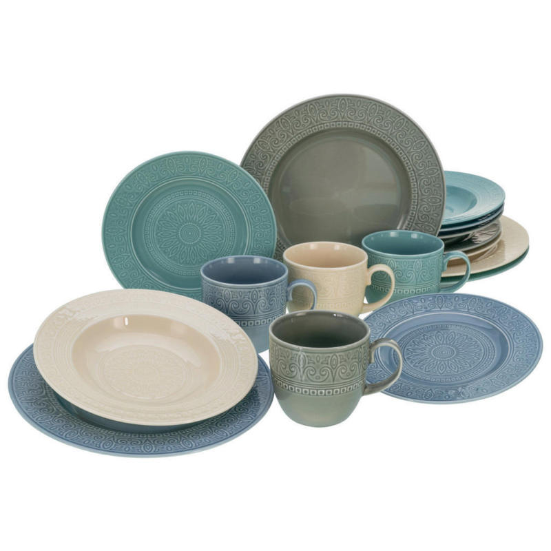 CreaTable Kombiservice Classico blau Porzellan