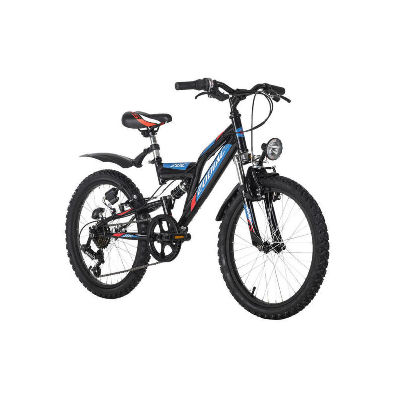 KS-Cycling Kinderrad Zodiac 668K 20 Zoll Rahmenhöhe 31 cm 6 Gänge schwarz schwarz ca. 20 Zoll