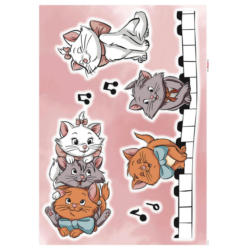 Komar Wandtattoo Aristocats Kittens Disney Aristocats Kittens B/L: ca. 50x70 cm