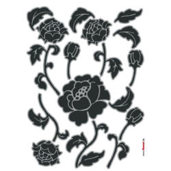 Komar Wandtattoo Tiffany Blumen Tiffany B/L: ca. 50x70 cm