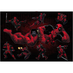 Komar Wandtattoo Deadpool Posing Disney Deadpool Posing B/L: ca. 100x70 cm