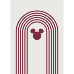 Komar Wandbild Minimal Mickey Disney B/L: ca. 50x70 cm