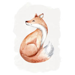 Komar Wandbild Curious Fox Tiere B/L: ca. 30x40 cm