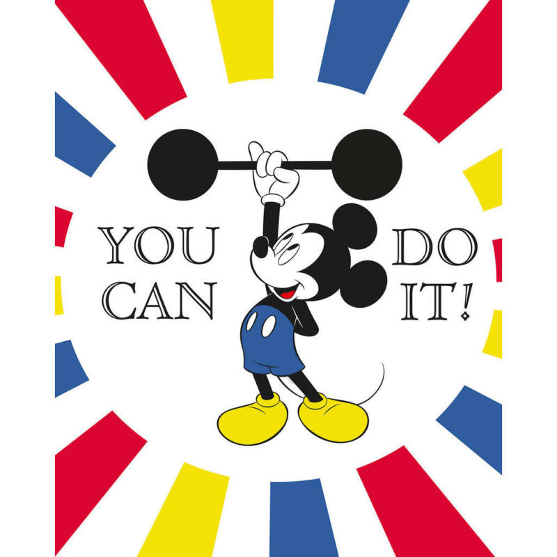 Komar Wandbild Mickey Mouse Do it Disney B/L: ca. 40x50 cm