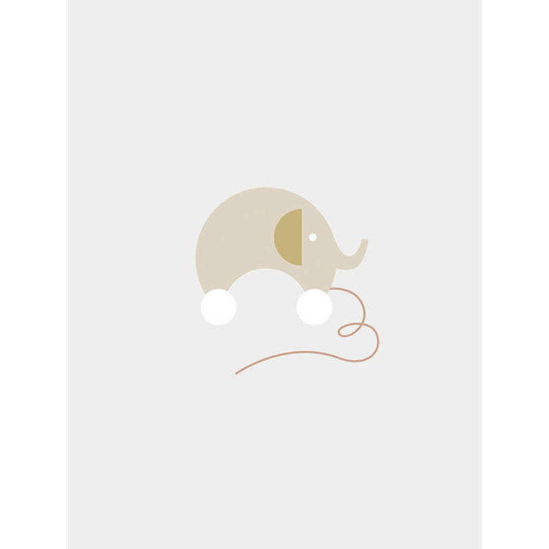 Komar Wandbild Baby Happy Elefant B/L: ca. 30x40 cm