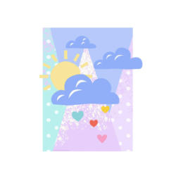 Komar Wandbild Winnie Pooh Clouds Disney B/L: ca. 30x40 cm