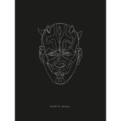 Komar Wandbild Star Wars Lines Dark Side Maul Star Wars B/L: ca. 30x40 cm