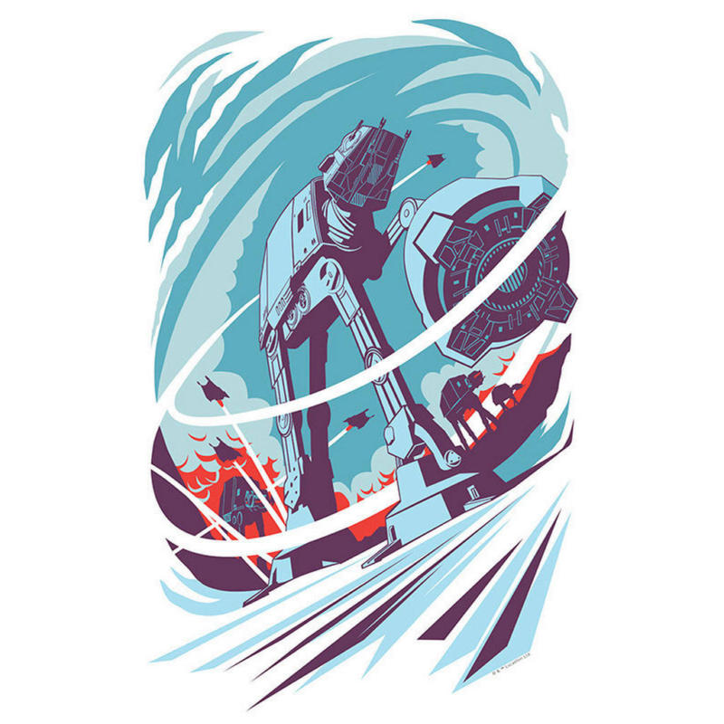 Komar Wandbild Star Wars Classic Vector Hoth Star Wars B/L: ca. 30x40 cm