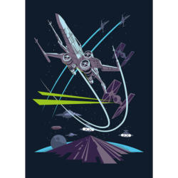 Komar Wandbild Star Wars Classic Vector X-Wing Star Wars B/L: ca. 50x70 cm