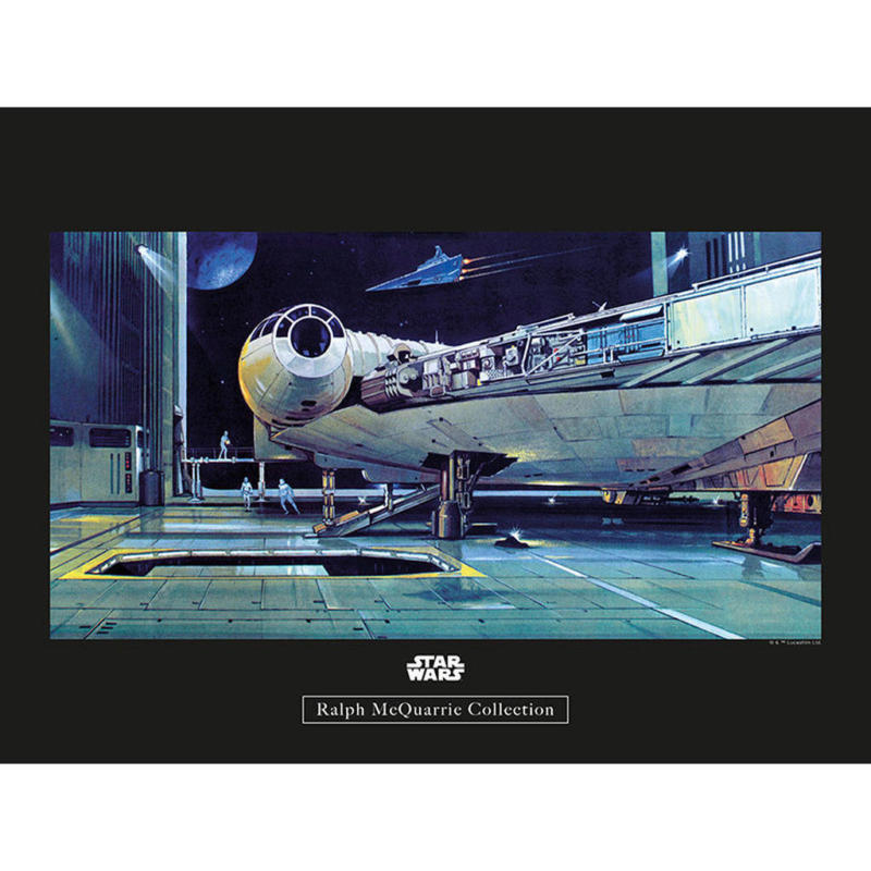 Komar Wandbild Star Wars Classic RMQ Falcon Hangar Star Wars - Classic B/L: ca. 40x30 cm