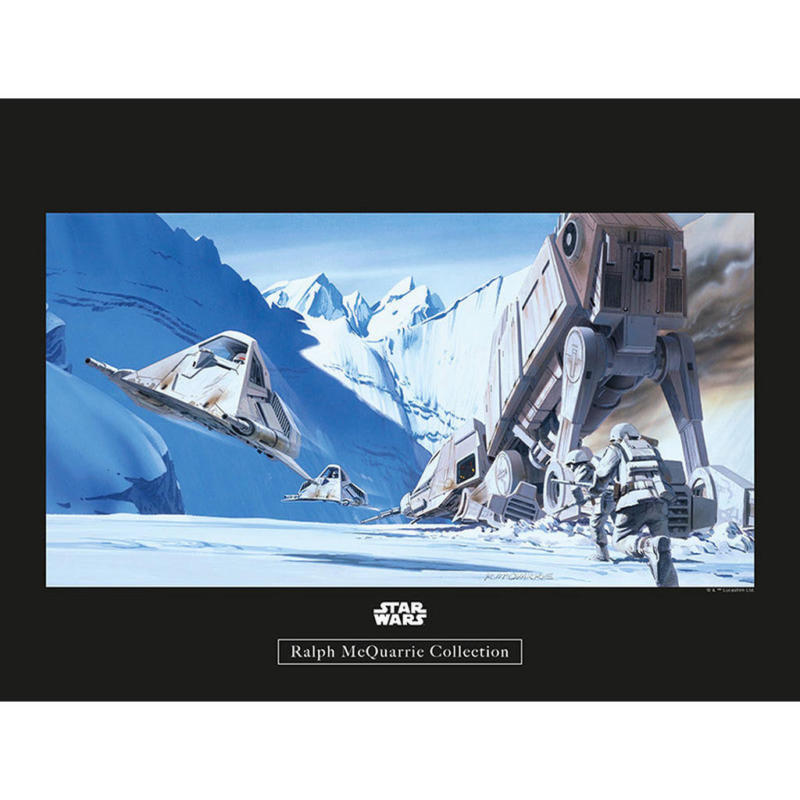 Komar Wandbild Star Wars Classic RMQ Hoth Battle S Star Wars B/L: ca. 40x30 cm