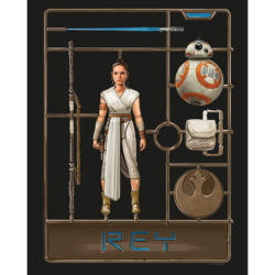 Komar Wandbild Star Wars Toy Rey Star Wars B/L: ca. 40x50 cm