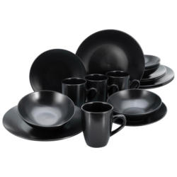 CreaTable Kombiservice Black Matt