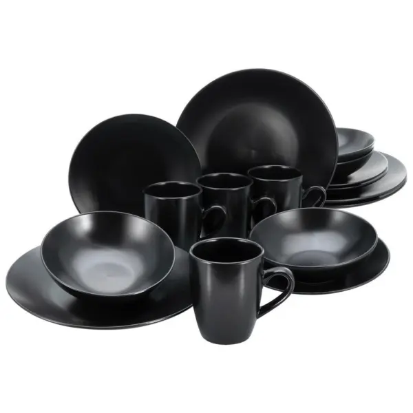 CreaTable Kombiservice Black Matt