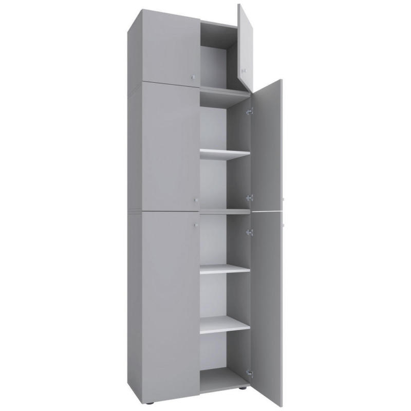 Kleiderschrank Lona grau