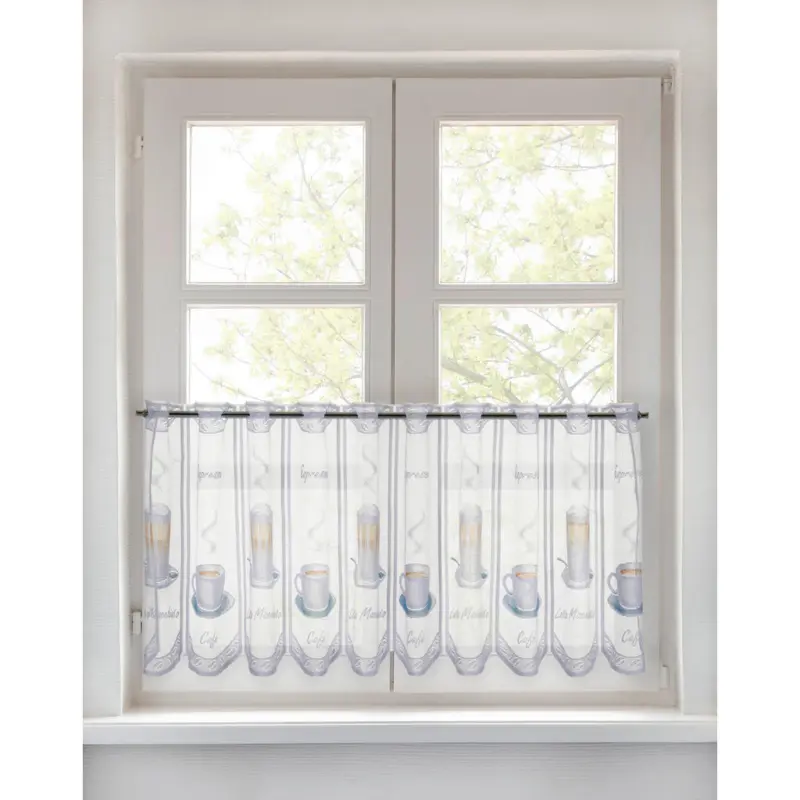 Scheibengardine Cappuccino