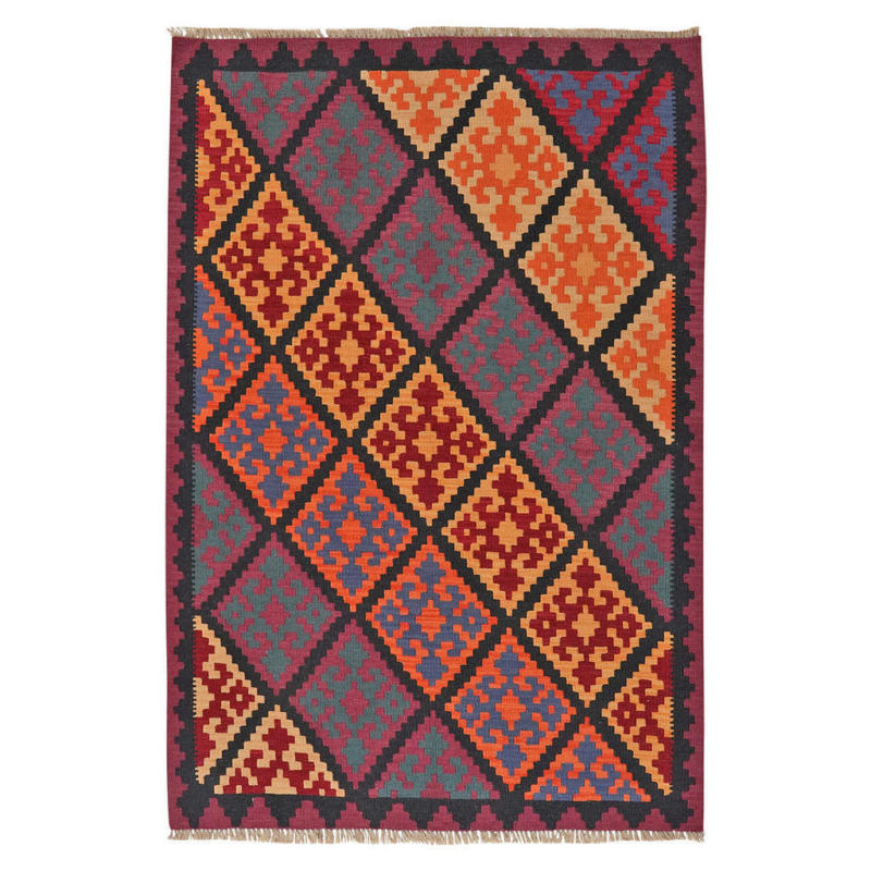 PersaTepp Teppich Kelim Gashgai bunt B/L: ca. 126x189 cm