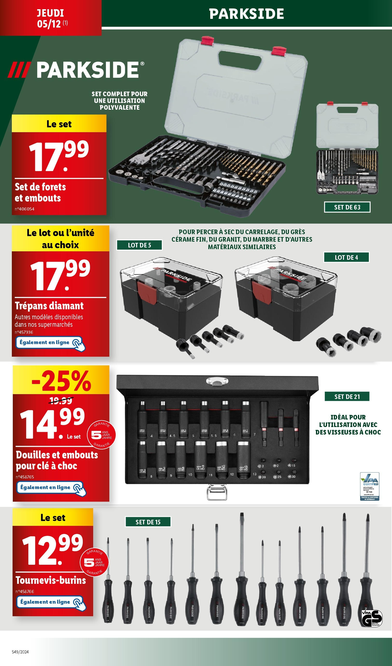 Catalogue LIDL du 03/12/2024 | Promo prospectus en ligne | Page: 54 | Produits: Clé