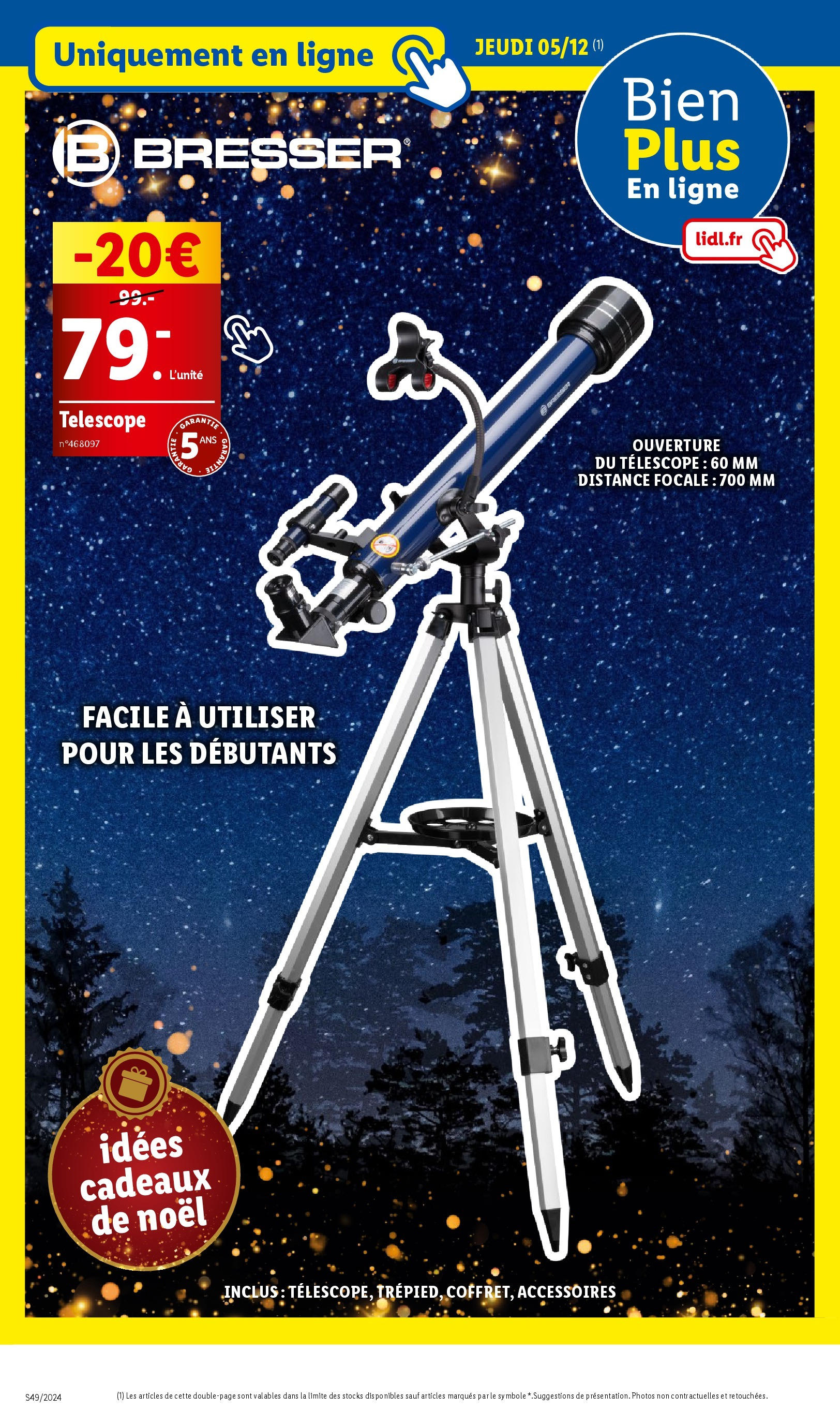 Catalogue LIDL du 03/12/2024 | Promo prospectus en ligne | Page: 64 | Produits: Télescope