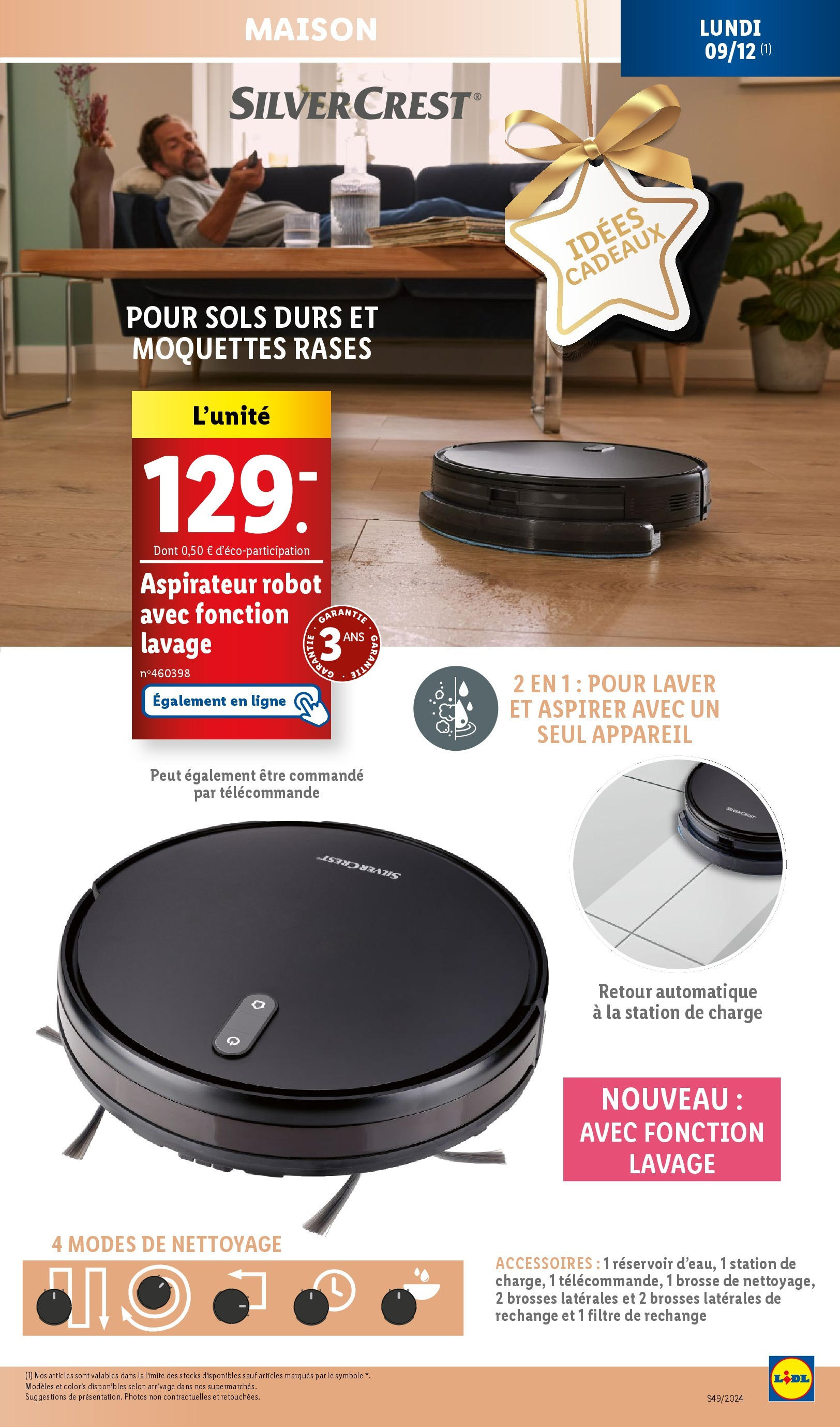 Catalogue LIDL du 03/12/2024 | Promo prospectus en ligne | Page: 73 | Produits: Filtre, Aspirateur, Robot, Brosse