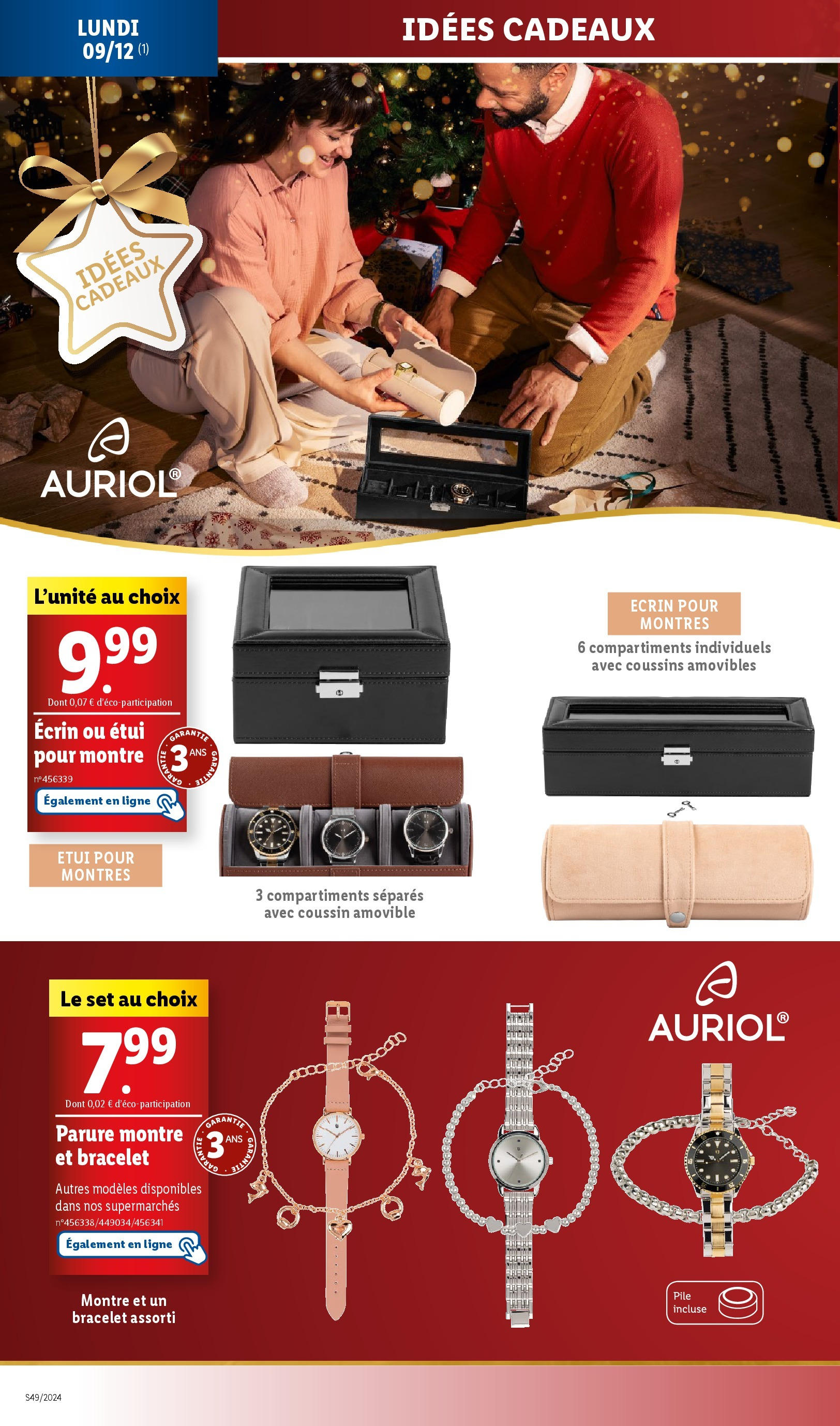 Catalogue LIDL du 03/12/2024 | Promo prospectus en ligne | Page: 76 | Produits: Montre, Étui, Bracelet