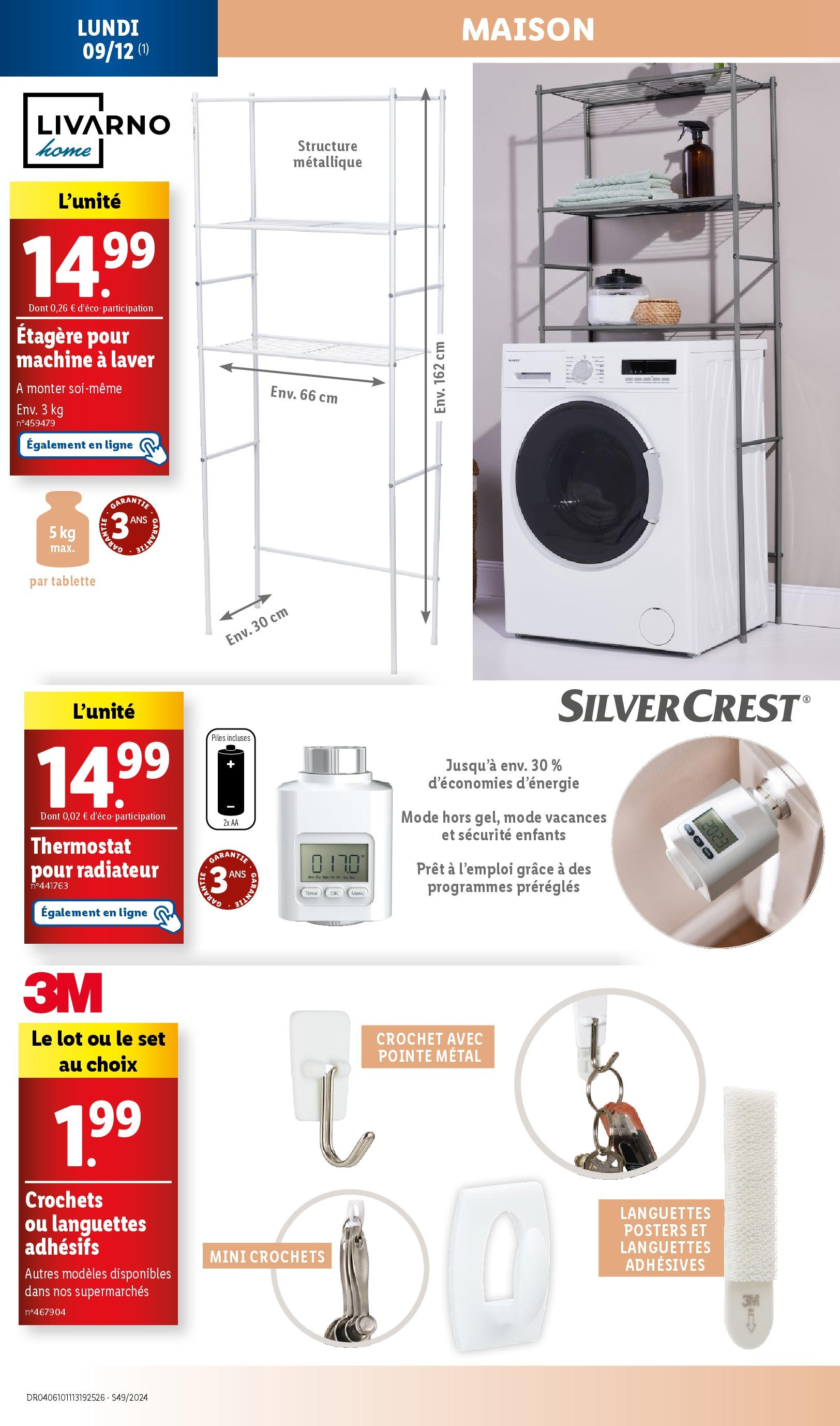 Catalogue LIDL du 03/12/2024 | Promo prospectus en ligne | Page: 28 | Produits: Tablette, Machine à laver, Radiateur, Piles