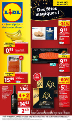 LIDL - Prévisualisation de LIDL Préparez les fêtes et profitez d'offres spéciales pour la foire aux vins chez Lidl! - Mainvilliers valide à partir de 03.12.2024