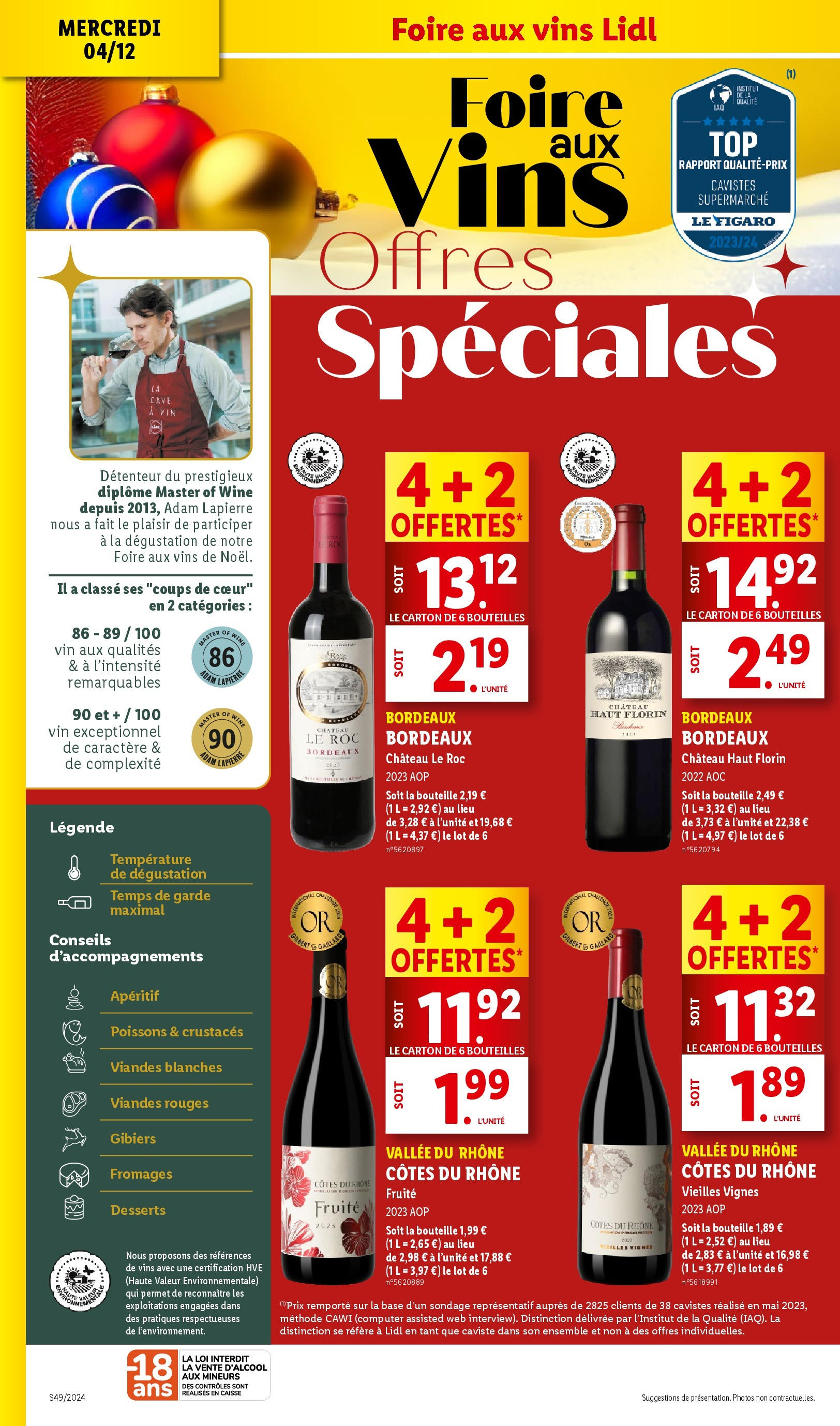 Catalogue LIDL du 03/12/2024 | Promo prospectus en ligne | Page: 8 | Produits: Base, Vin