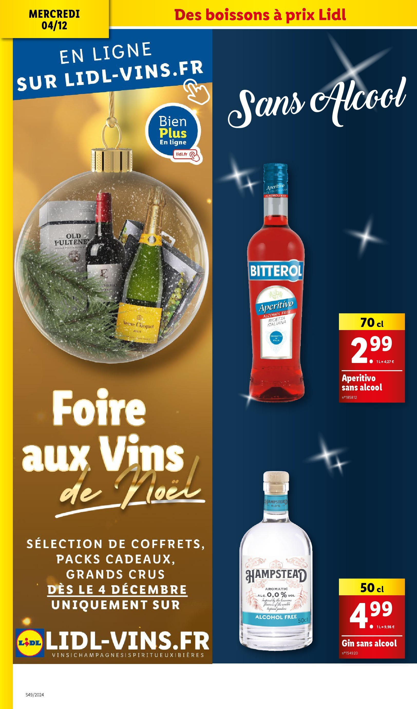 Catalogue LIDL du 03/12/2024 | Promo prospectus en ligne | Page: 18 | Produits: Alcool, Gin